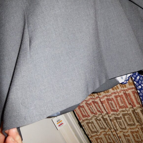 NWT CALVIN KLEIN GRAY SUIT JACKET BLAZER 24W WOMENS - Picture 6 of 7